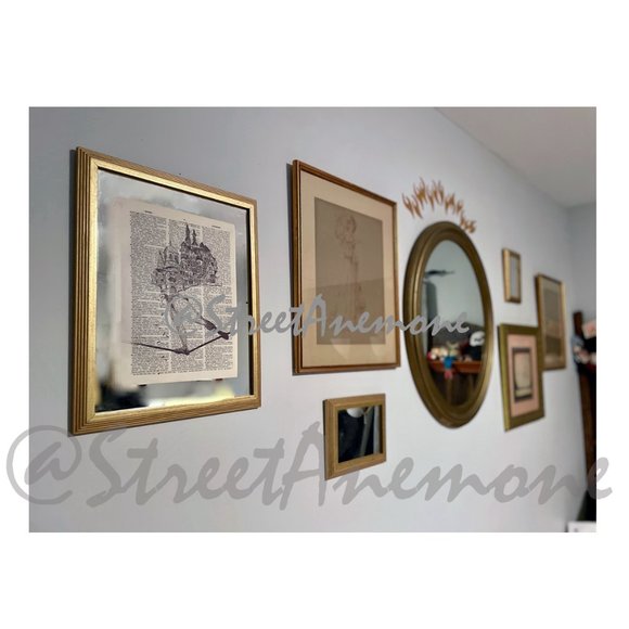 Original Art Print on Vintage Dictionary Page - Picture 3 of 3